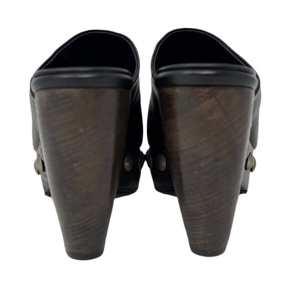 ALAIA Black Leather Clogs - Picture 4 of 4
